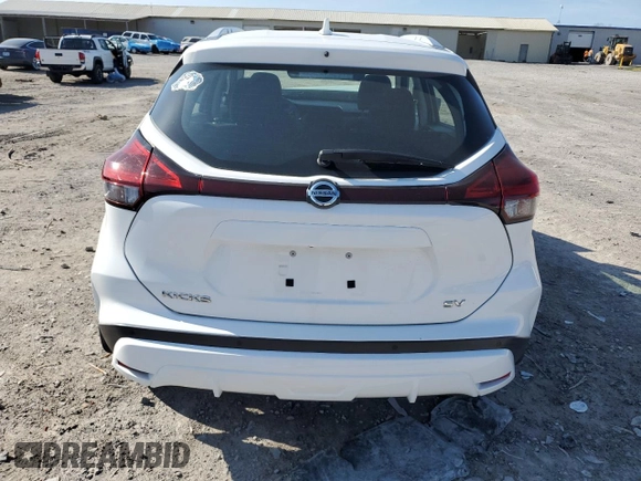 2021 Nissan Kicks SV with VIN 3N1CP5CV4ML493965, listed as a Copart auction lot 51389945 with 43,960 mi miles and Salvage Title. Bid and sale history available at DreamBid. Image 6.