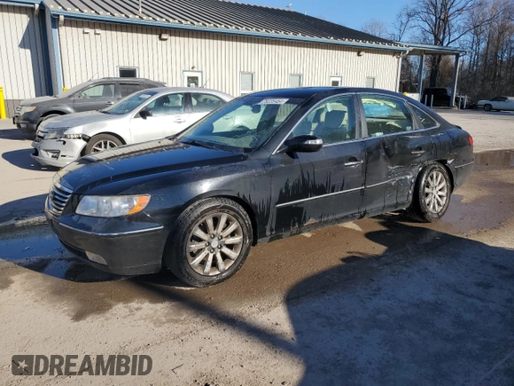 2009 Hyundai Azera Limited z VIN KMHFC46F69A344892, wystawiony jako Copart lot #79239454 z przebiegiem 205 624 mil mil oraz Szkoda całkowita • Salvage title. Historia ofert i sprzedaży dostępna na DreamBid. Obrazek 1.