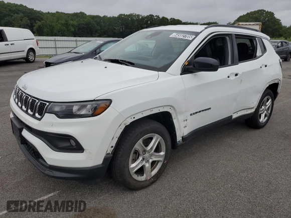 2023 Jeep Compass Latitude с VIN 3C4NJDBN3PT552673, выставлен на аукционе Copart как лот 64582705 с пробегом 69 194 миль миль и Чистый • Clean title. История ставок и продаж доступна на DreamBid. Изображение 1.