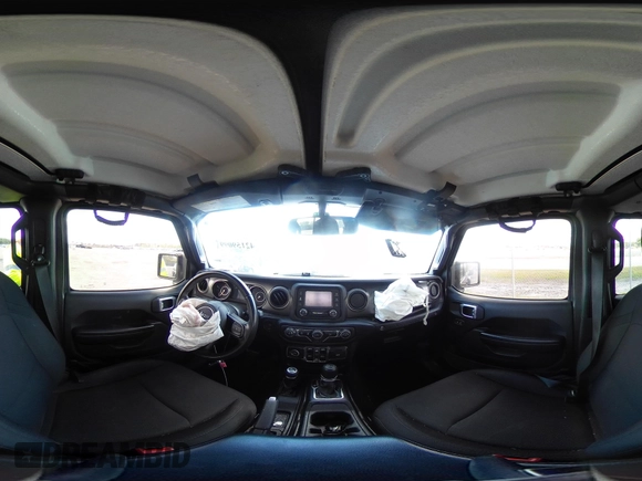 2019 Jeep Wrangler Unlimited Sport S z VIN 1C4HJXDN9KW636592, wystawiony jako IAAI lot #42159099 z przebiegiem 82 580 mil mil oraz . Historia ofert i sprzedaży dostępna na DreamBid. Obrazek 19.