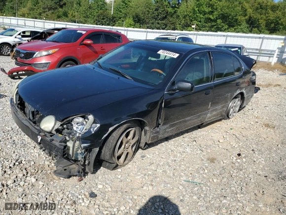 2001 Lexus GS 430 with VIN JT8BL69S010004654, listed as a Copart auction lot 70244414 with 458,095 mi miles and Clean Title. Bid and sale history available at carsss.com. Image 1.