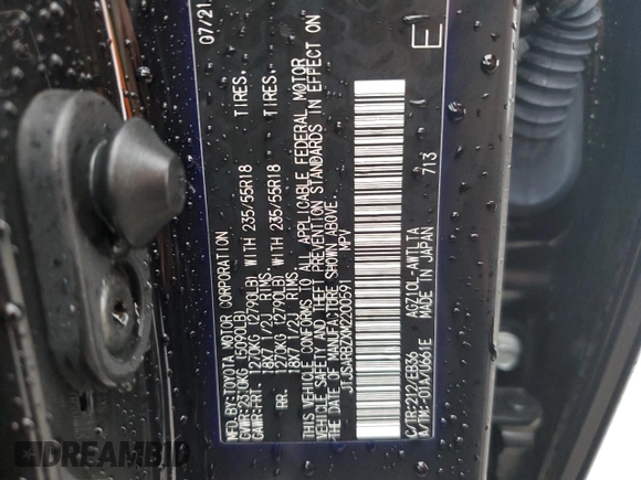 2021 Lexus NX 300 F Sport with VIN JTJSARBZXM2200591, listed as a Copart auction lot 45117425 with 65,373 mi miles and Salvage title. Bid and sale history available at DreamBid. Image 13.