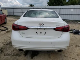 2020 Infiniti Q50 Luxe z VIN JN1EV7AR8LM252625, wystawiony jako Copart lot #58925685 z przebiegiem 7 097 mil mil oraz Szkoda całkowita • Salvage title. Historia ofert i sprzedaży dostępna na DreamBid. Obrazek 6.