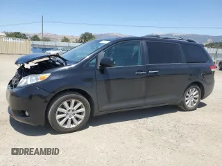 2011 Toyota Sienna XLE with VIN 5TDDK3DC2BS028769, listed as a Copart auction lot 62013115 with 175,367 mi miles and Salvage title. Bid and sale history available at DreamBid. Image 1.