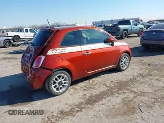 2014 FIAT 500 Pop with VIN 3C3CFFAR8ET169225, listed as a IAAI auction lot 41241741 with 126,860 mi miles. Bid and sale history available at carsss.com. Image 4.
