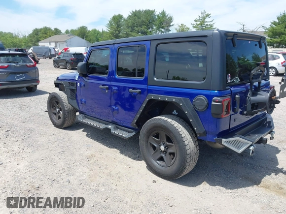 2019 Jeep Wrangler Unlimited Sport Altitude with VIN 1C4HJXDG2KW532866, listed as a IAAI auction lot 42320008 with 66,316 mi miles and . Bid and sale history available at DreamBid. Image 3.