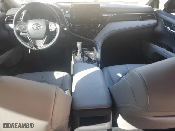 2022 Toyota Camry SE with VIN 4T1G11AK7NU719002, listed as a Copart auction lot 47555075 with 0 mi miles and Salvage Title. Bid and sale history available at carsss.com. Image 8.