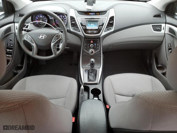 2015 Hyundai Elantra SE with VIN 5NPDH4AE0FH603361, listed as a Copart auction lot 45281865 with 106,762 mi miles and Salvage Title. Bid and sale history available at carsss.com. Image 8.