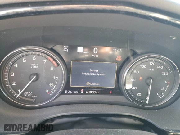 2023 Cadillac XT5 AWD Sport with VIN 1GYKNGRS7PZ133622, listed as a Copart auction lot 48342095 with 63,008 mi miles and Salvage title. Bid and sale history available at DreamBid. Image 9.