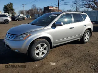 2003 Nissan Murano SL with VIN JN8AZ08W03W224264, listed as a Copart auction lot 48356715 with 57,178 mi miles and Clean Title. Bid and sale history available at carsss.com. Image 1.