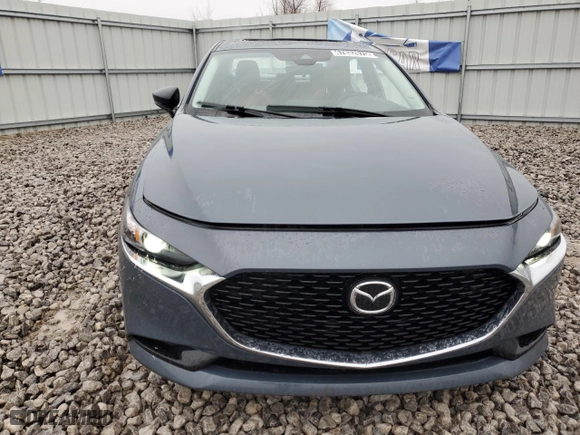 2023 Mazda Mazda3 Sedan 2.5 S Carbon Edition with VIN 3MZBPBCM7PM360093, listed as a Copart auction lot 47832675 with 36,286 mi miles and Non Repairable. Bid and sale history available at carsss.com. Image 5.