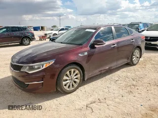 2018 Kia Optima LX with VIN 5XXGT4L31JG268932, listed as a Copart auction lot 62517665 with 84,701 mi miles and Salvage title. Bid and sale history available at DreamBid. Image 1.