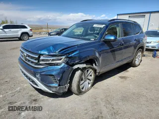 2021 Volkswagen Atlas SE z VIN 1V2HR2CA8MC602124, wystawiony jako Copart lot #51368845 z przebiegiem 61 671 mil mil oraz Szkoda całkowita • Salvage title. Historia ofert i sprzedaży dostępna na DreamBid. Obrazek 1.