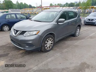 2016 Nissan Rogue SV with VIN KNMAT2MV1GP627725, listed as a IAAI auction lot 42120155 with 195,695 mi miles. Bid and sale history available at carsss.com. Image 17.
