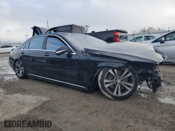 2014 Mercedes-Benz S 550 with VIN WDDUG8FB6EA056374, listed as a Copart auction lot 49213925 with Not provided miles and Salvage title. Bid and sale history available at DreamBid. Image 4.