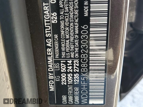 2016 Mercedes-Benz E 350 Sport z VIN WDDHF5KB8GB230306, wystawiony jako Copart lot #53542955 z przebiegiem 72 767 mil mil oraz Szkoda całkowita • Salvage title. Historia ofert i sprzedaży dostępna na DreamBid. Obrazek 13.