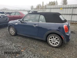 2018 MINI Convertible Cooper S with VIN WMWWG9C54J3E38487, listed as a Copart auction lot 74836504 with 0 mi miles and Salvage Title. Bid and sale history available at carsss.com. Image 2.