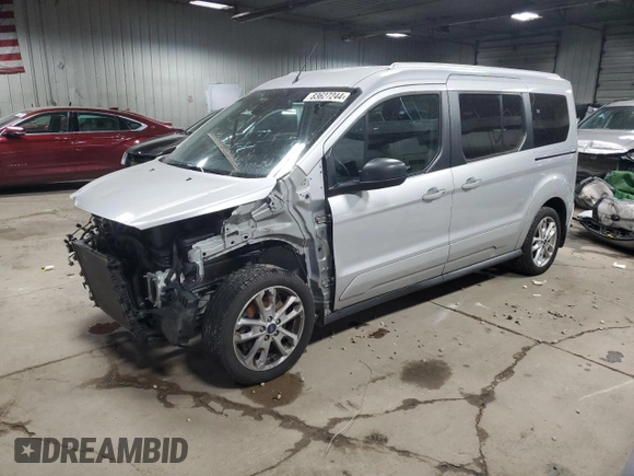2018 Ford Transit Connect XLT с VIN NM0GE9F70J1353064, выставлен на аукционе Copart как лот 83627244 с пробегом 61 025 миль миль и Списание • Salvage title. История ставок и продаж доступна на DreamBid. Изображение 1.