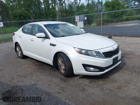 2013 Kia Optima LX z VIN KNAGM4A79D5312328, wystawiony jako IAAI lot #42356029 z przebiegiem 194 562 mil mil oraz . Historia ofert i sprzedaży dostępna na DreamBid. Obrazek 1.