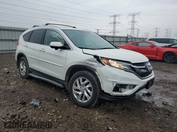 2015 Honda CR-V EX-L with VIN 5J6RM4H71FL020781, listed as a Copart auction lot 49525715 with 86,243 mi miles and Salvage Title. Bid and sale history available at carsss.com. Image 4.