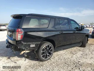 2021 Chevrolet Suburban RST with VIN 1GNSCEKD0MR338374, listed as a Copart auction lot 48738135 with 46,194 mi miles and Salvage Title. Bid and sale history available at carsss.com. Image 3.