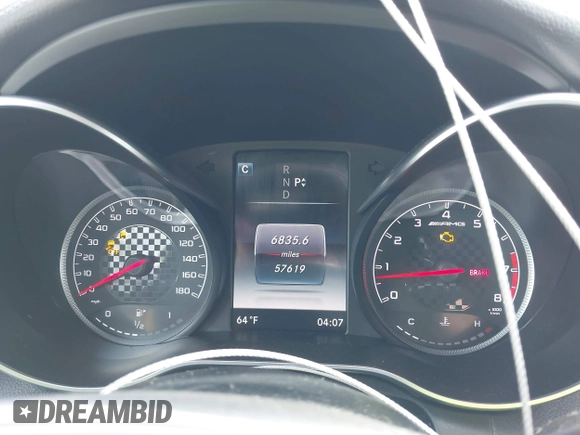 2018 Mercedes-Benz C 43 AMG with VIN WDDWJ6EB9JF679985, listed as a IAAI auction lot 41992047 with 57,619 mi miles and . Bid and sale history available at DreamBid. Image 7.