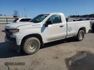 2021 Chevrolet Silverado 1500 Work Truck with VIN 3GCNWAEH5MG105997, listed as a Copart auction lot 48782605 with 124,485 mi miles and Clean Title. Bid and sale history available at carsss.com. Image 1.