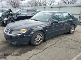 2009 Saab 9-5 with VIN YS3ED49G393501261, listed as a Copart auction lot 49577015 with 131,731 mi miles and Salvage Title. Bid and sale history available at carsss.com. Image 1.