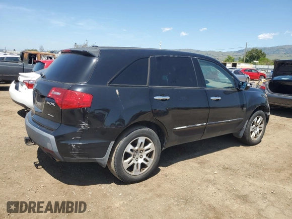 2007 Acura MDX Tech Pkg with VIN 2HNYD28327H515373, listed as a Copart auction lot 54976835 with 227,947 mi miles and Clean Title. Bid and sale history available at carsss.com. Image 3.