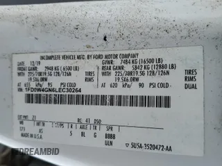 2020 Ford F-450 z VIN 1FD0W4GN6LEC30264, wystawiony jako Copart lot #57692195 z przebiegiem 34 698 mil mil oraz Szkoda całkowita • Salvage title. Historia ofert i sprzedaży dostępna na DreamBid. Obrazek 10.