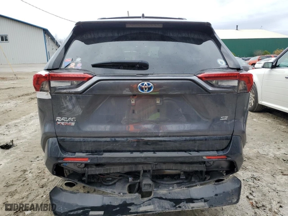 2022 Toyota RAV4 Prime SE with VIN JTMAB3FV4ND086688, listed as a Copart auction lot 78949534 with 45,362 mi miles and Salvage Title. Bid and sale history available at carsss.com. Image 6.