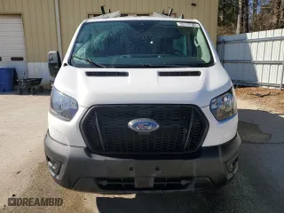 2021 Ford Transit Cargo Van with VIN 1FTBR1Y87MKA53352, listed as a Copart auction lot 43004615 with 74,384 mi miles and Clean Title. Bid and sale history available at carsss.com. Image 5.
