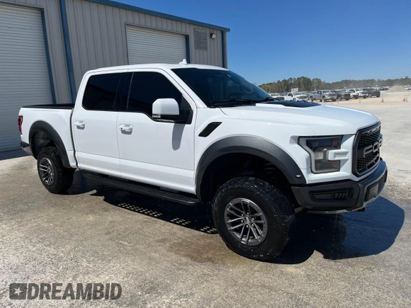 2019 Ford F-150 Raptor with VIN 1FTFW1RG6KFB68157, listed as a Copart auction lot 49493515 with 67,104 mi miles and Salvage Title. Bid and sale history available at carsss.com. Image 4.