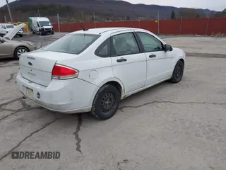 2008 Ford Focus S with VIN 1FAHP34N78W283744, listed as a IAAI auction lot 41655154 with 223,753 mi miles. Bid and sale history available at carsss.com. Image 4.