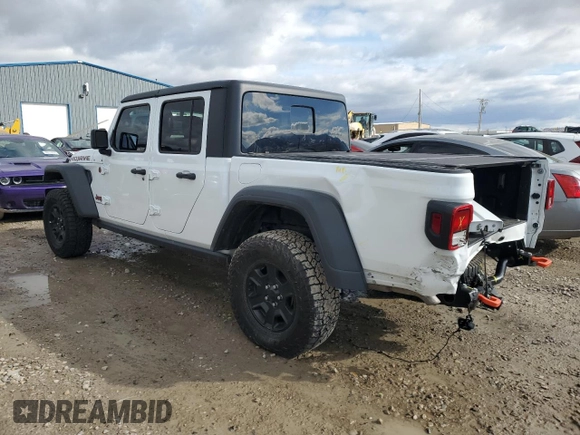 2023 Jeep Gladiator Mojave with VIN 1C6JJTEG3PL582698, listed as a Copart auction lot 47630685 with 12,466 mi miles and Salvage Title. Bid and sale history available at carsss.com. Image 2.