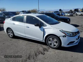 2018 Chevrolet Cruze LS with VIN 1G1BC5SM9J7154902, listed as a Copart auction lot 44809405 with 94,925 mi miles and Salvage Title. Bid and sale history available at DreamBid. Image 4.