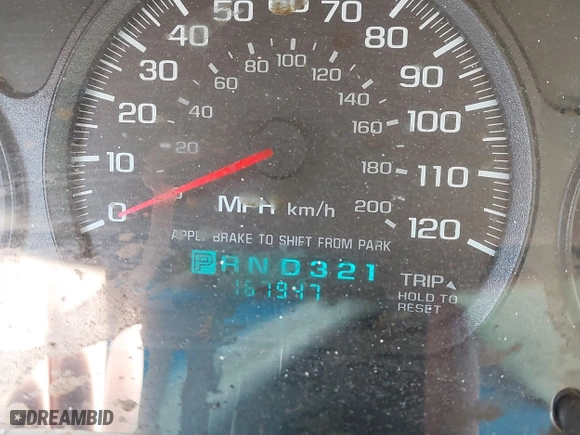 2003 Chevrolet Impala with VIN 2G1WF52E639434294, listed as a IAAI auction lot 41903249 with 167,947 mi miles. Bid and sale history available at carsss.com. Image 7.