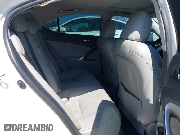 2006 Lexus IS 250 with VIN JTHCK262965005266, listed as a IAAI auction lot 42687510 with 144,829 mi miles and . Bid and sale history available at DreamBid. Image 8.