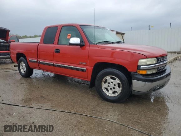 2002 Chevrolet Silverado 1500 LT with VIN 2GCEC19T221425212, listed as a Copart auction lot 52152355 with 230,677 mi miles and Non Repairable. Bid and sale history available at DreamBid. Image 4.