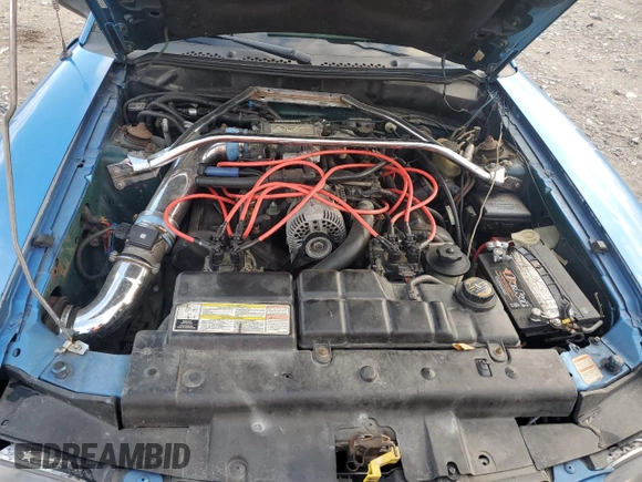 1996 Ford Mustang GT with VIN 1FALP45X2TF178232, listed as a Copart auction lot 76529834 with 144,505 mi miles and Salvage Title. Bid and sale history available at carsss.com. Image 11.