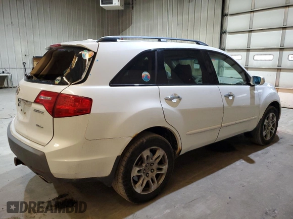 2008 Acura MDX with VIN 2HNYD282X8H536495, listed as a Copart auction lot 46929435 with 203,716 mi miles and Salvage Title. Bid and sale history available at DreamBid. Image 3.