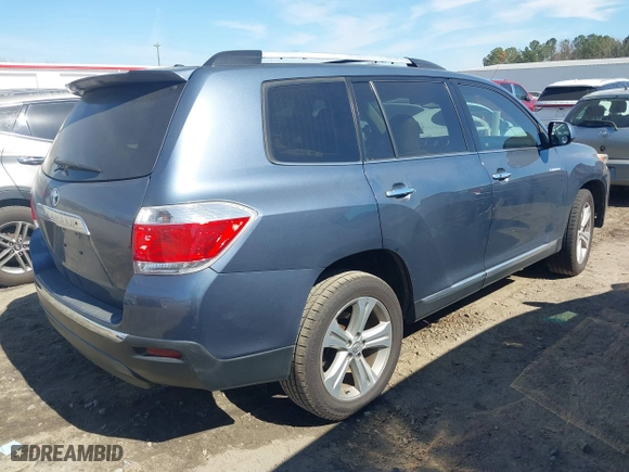 2012 Toyota Highlander Limited with VIN 5TDYK3EH0CS080754, listed as a IAAI auction lot 41657486 with 185,119 mi miles. Bid and sale history available at carsss.com. Image 4.