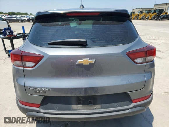 2021 Chevrolet TrailBlazer LS with VIN KL79MMS21MB180727, listed as a Copart auction lot 66133324 with 49,328 mi miles and Salvage Title. Bid and sale history available at DreamBid. Image 6.