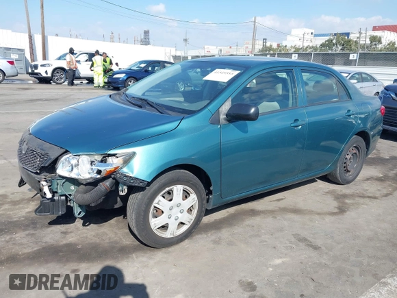 2009 Toyota Corolla with VIN JTDBL40E69J011255, listed as a IAAI auction lot 41549353 with 64,308 mi miles. Bid and sale history available at carsss.com. Image 2.