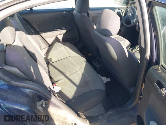 2010 Chevrolet Cobalt 1LT with VIN 1G1AD5F56A7121772, listed as a IAAI auction lot 42114195 with 186,027 mi miles and . Bid and sale history available at DreamBid. Image 8.