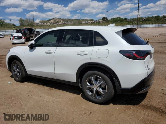 2024 Honda HR-V EX-L with VIN 3CZRZ2H75RM741856, listed as a Copart auction lot 56608415 with 6,141 mi miles and Salvage title. Bid and sale history available at DreamBid. Image 2.