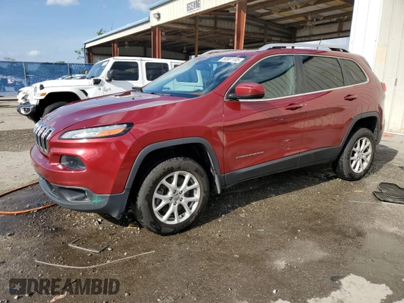 2015 Jeep Cherokee Latitude with VIN 1C4PJMCB5FW527800, listed as a Copart auction lot 50581105 with 84,360 mi miles and Salvage Title. Bid and sale history available at carsss.com. Image 1.