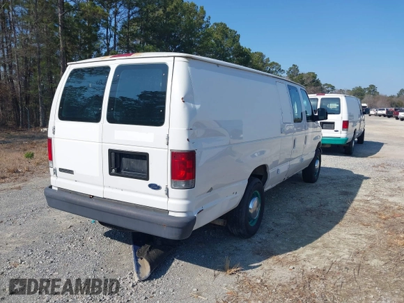 2006 Ford Econoline Cargo Commercial with VIN 1FTNS24W06HB08722, listed as a IAAI auction lot 41377295 with 284,310 mi miles and . Bid and sale history available at DreamBid. Image 4.