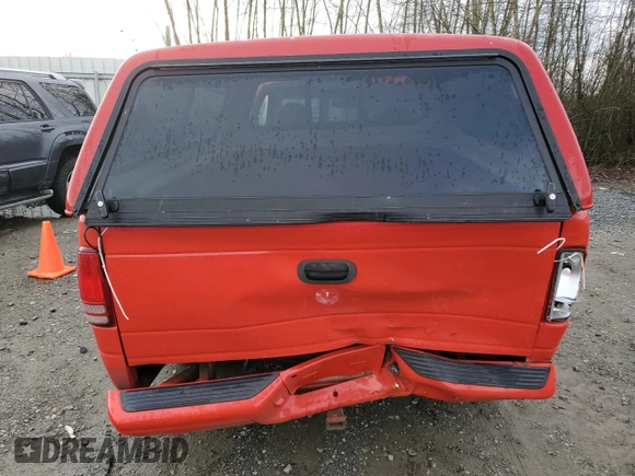 2001 Dodge Dakota with VIN 1B7FL26X01S233108, listed as a Copart auction lot 41419545 with 226,871 mi miles and Salvage Title. Bid and sale history available at carsss.com. Image 6.