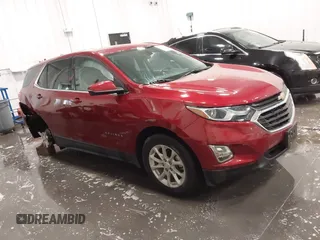 2018 Chevrolet Equinox LT z VIN 2GNAXJEV9J6132328, wystawiony jako IAAI lot #42371474 z przebiegiem 94 707 mil mil oraz . Historia ofert i sprzedaży dostępna na DreamBid. Obrazek 1.